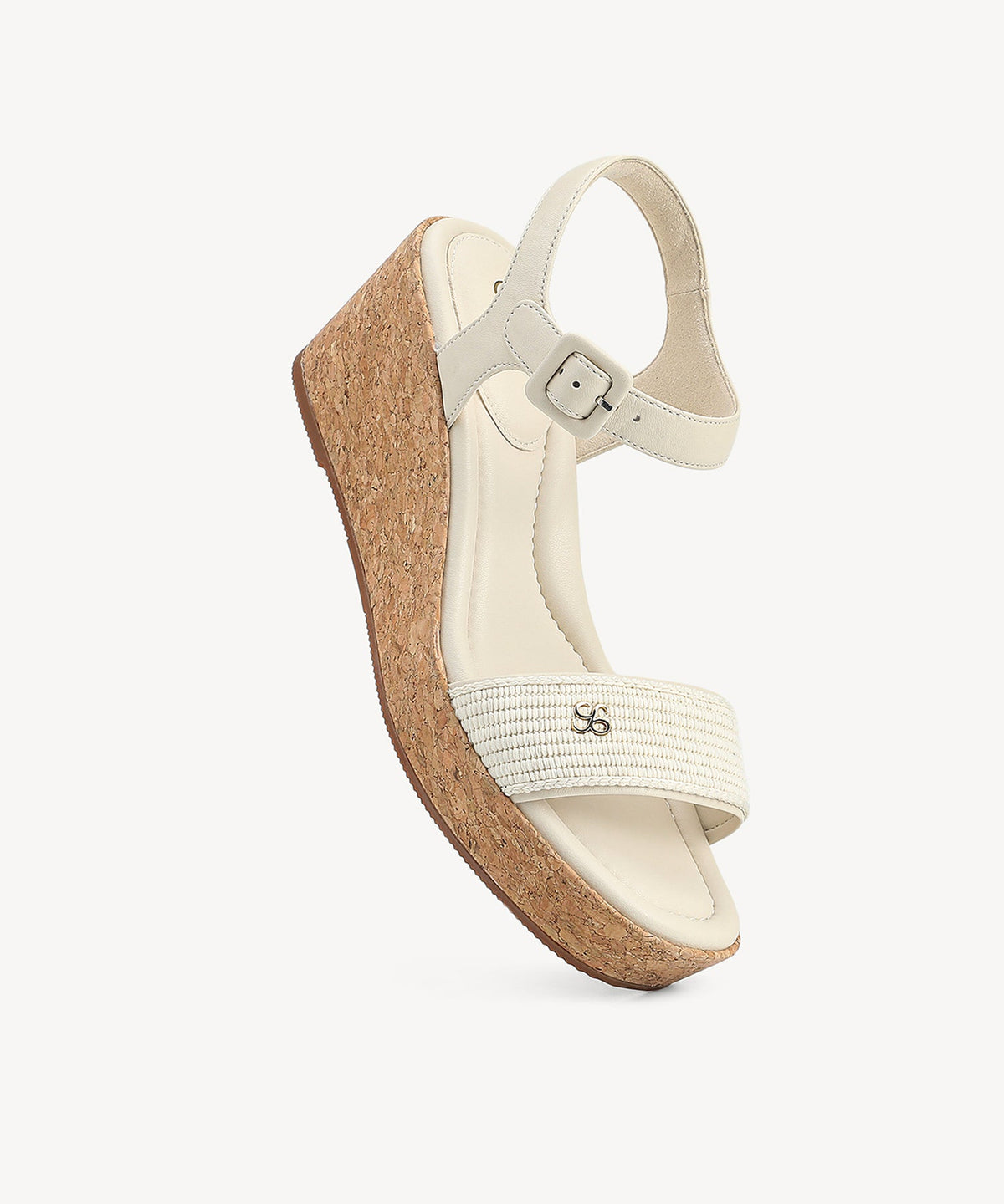TerraLoft Square Toe Wedge Sandal