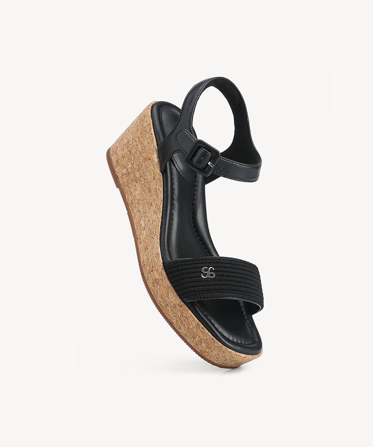 TerraLoft Square Toe Wedge Sandal