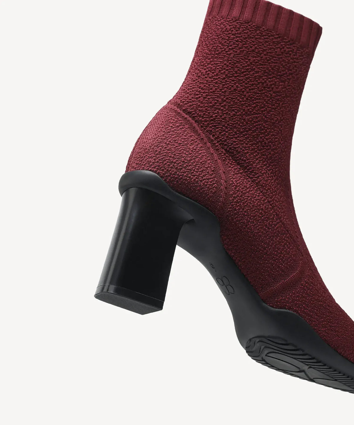 BelleVoyage Block Pointed Toe Sock Ankle Boot
