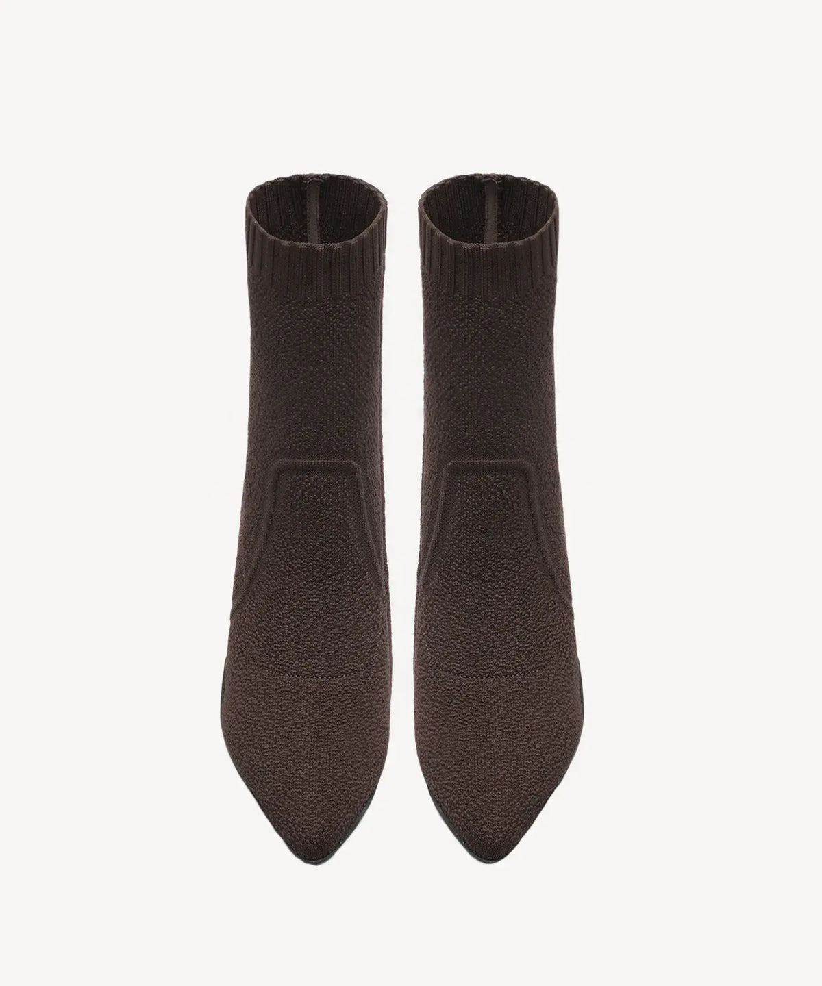BelleVoyage Block Pointed Toe Sock Ankle Boot