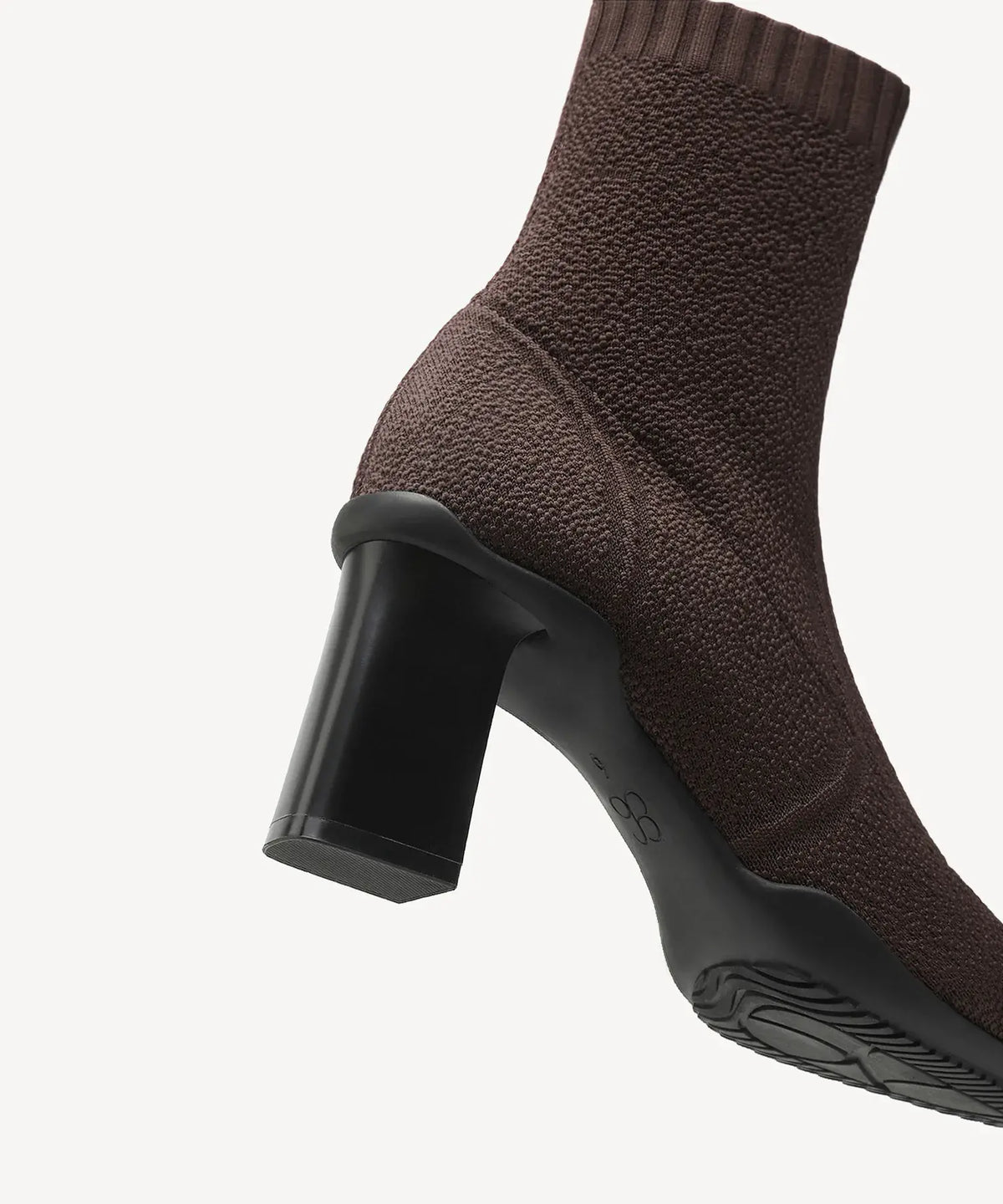 BelleVoyage Block Pointed Toe Sock Ankle Boot