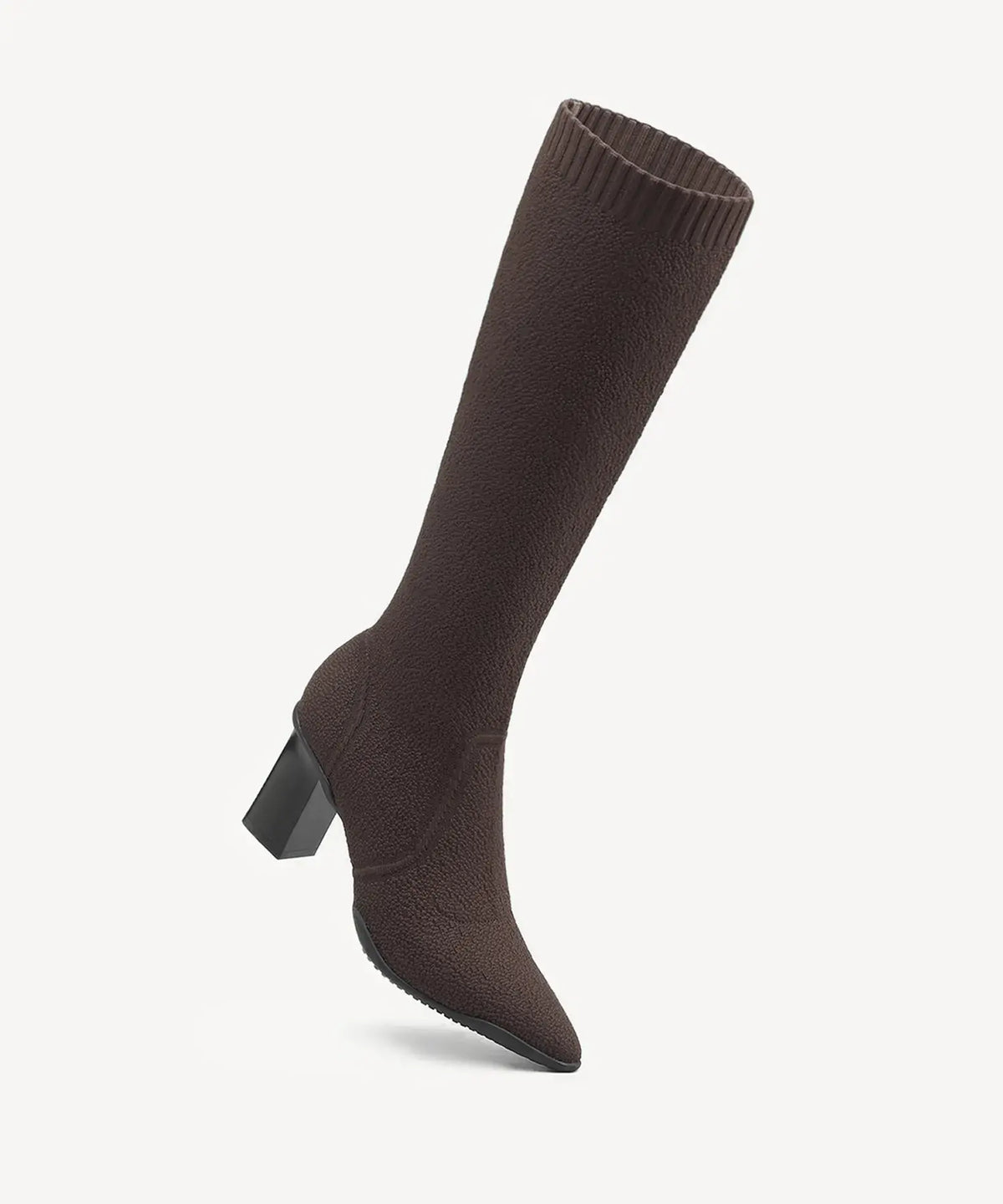 BelleVoyage Block Pointed Toe Heeled High Boot