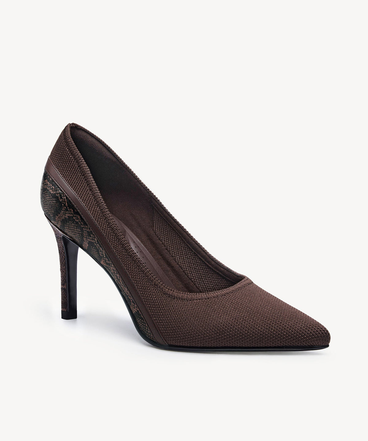 SerpentChic Pointed Toe Heeled Pump