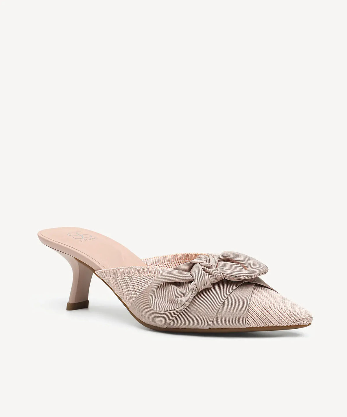 BelleKnot Pointed Toe Heeled Mule