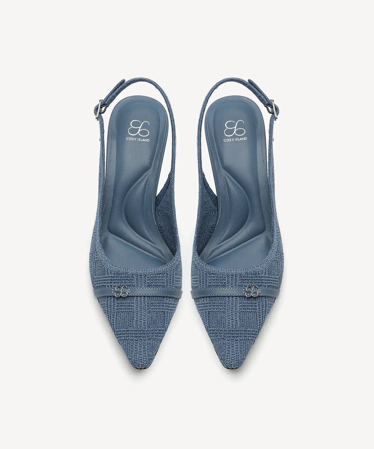 LineWeave Kitten Pointed Toe Heeled Slingback