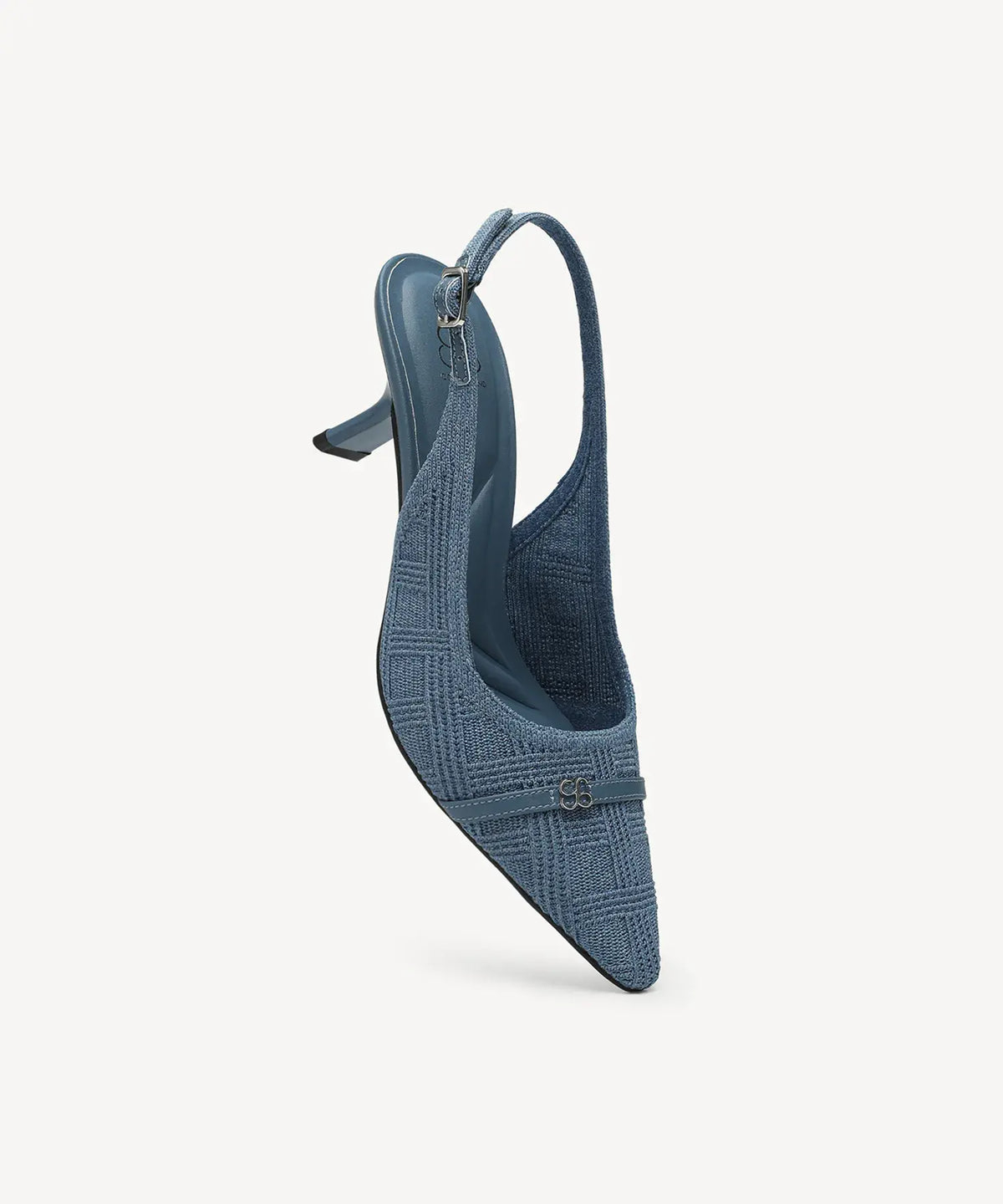 LineWeave Kitten Pointed Toe Heeled Slingback