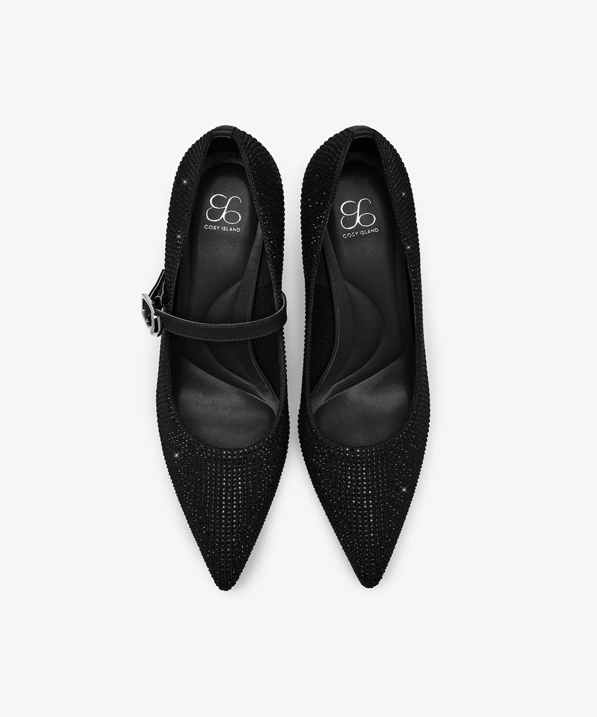 StyleFlex Pointed Toe Heeled Platform Pump