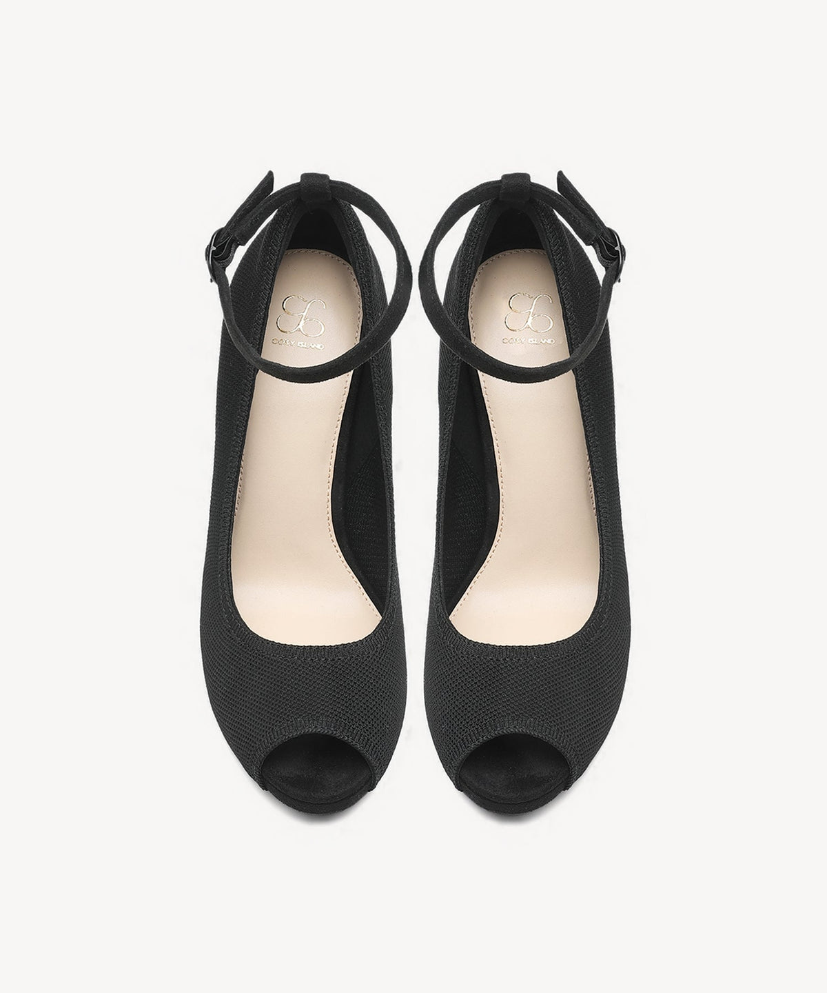 PowerWalk Peep-toe Heeled Pump