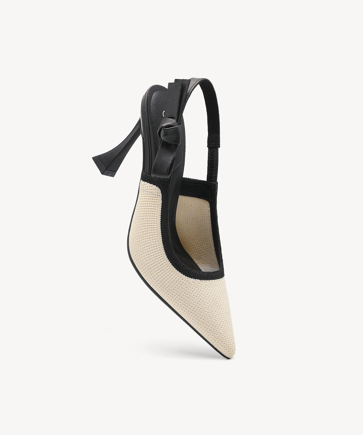 EverLush Bowknot Pointed Toe Heeled Slingback