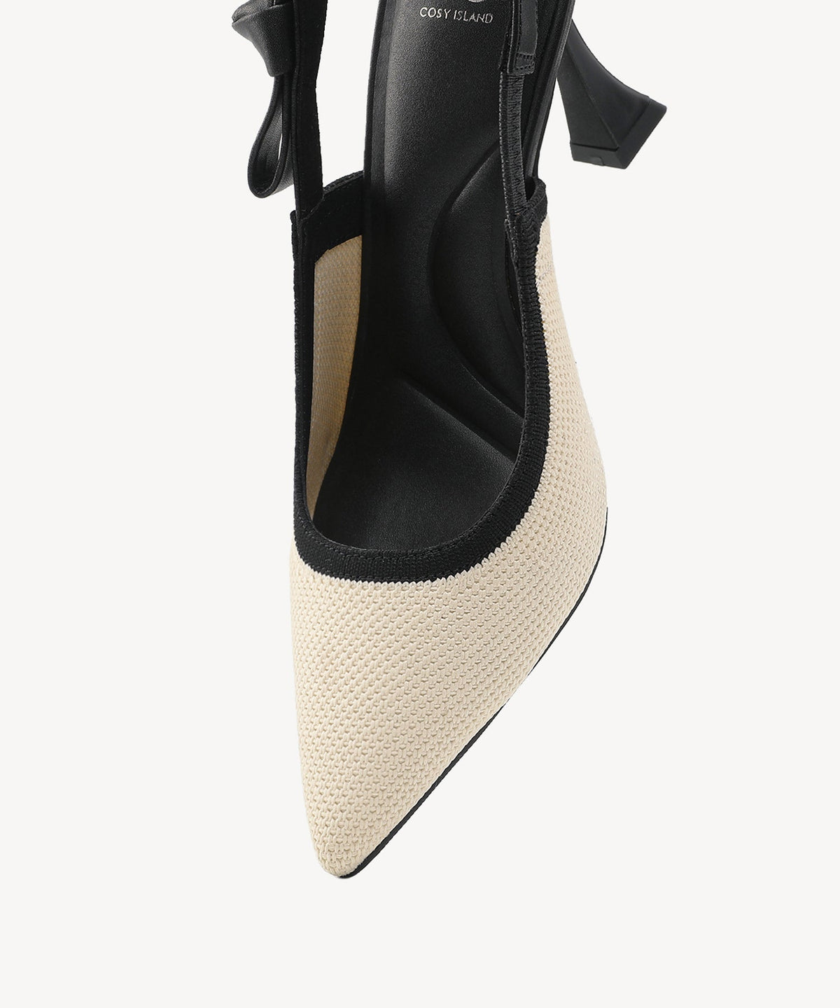 EverLush Bowknot Pointed Toe Heeled Slingback