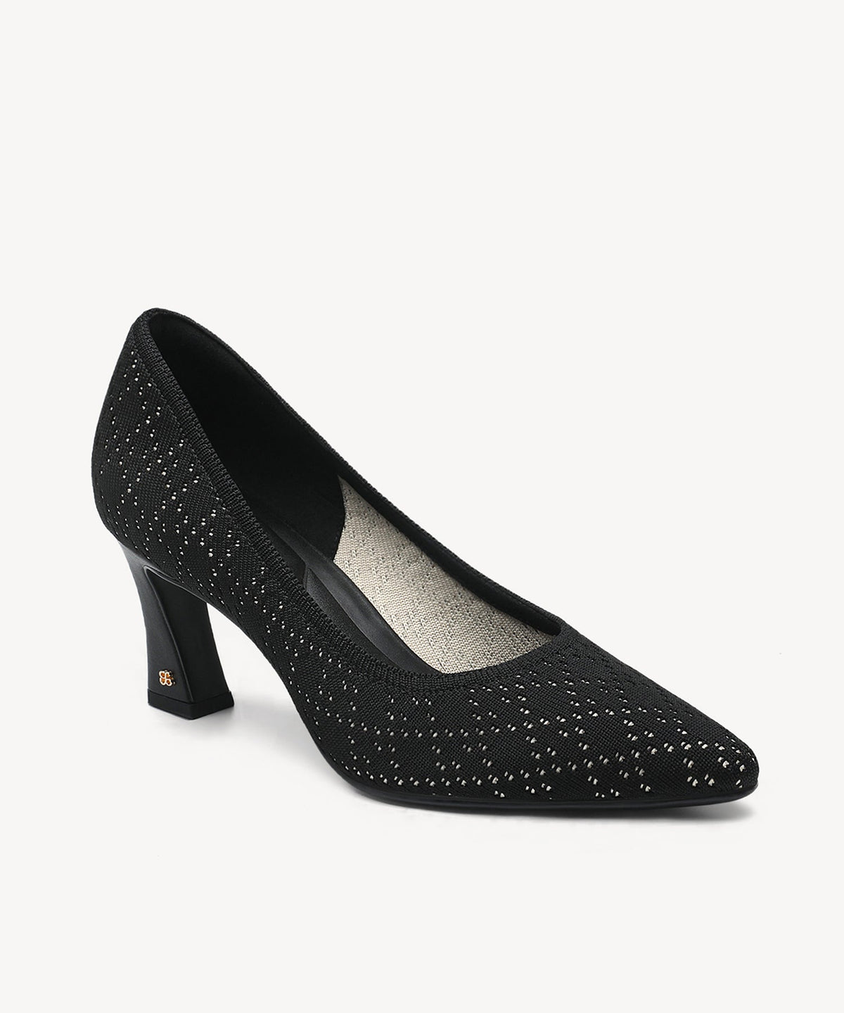 SerenTouch Pointed Toe Heeled Pump