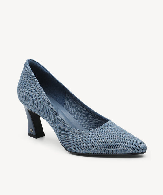 SerenTouch Pointed Toe Heeled Pump