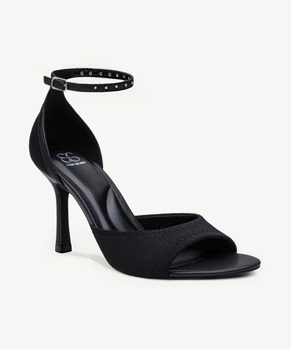 Minimalist Ankle Strap Heeled Sandal