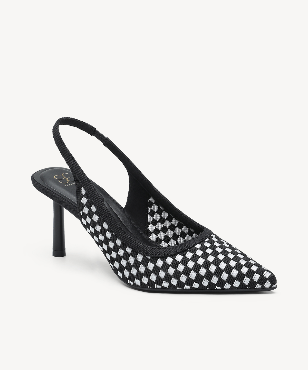 GraceWeave Pointed Toe Stiletto Heeled Slingback
