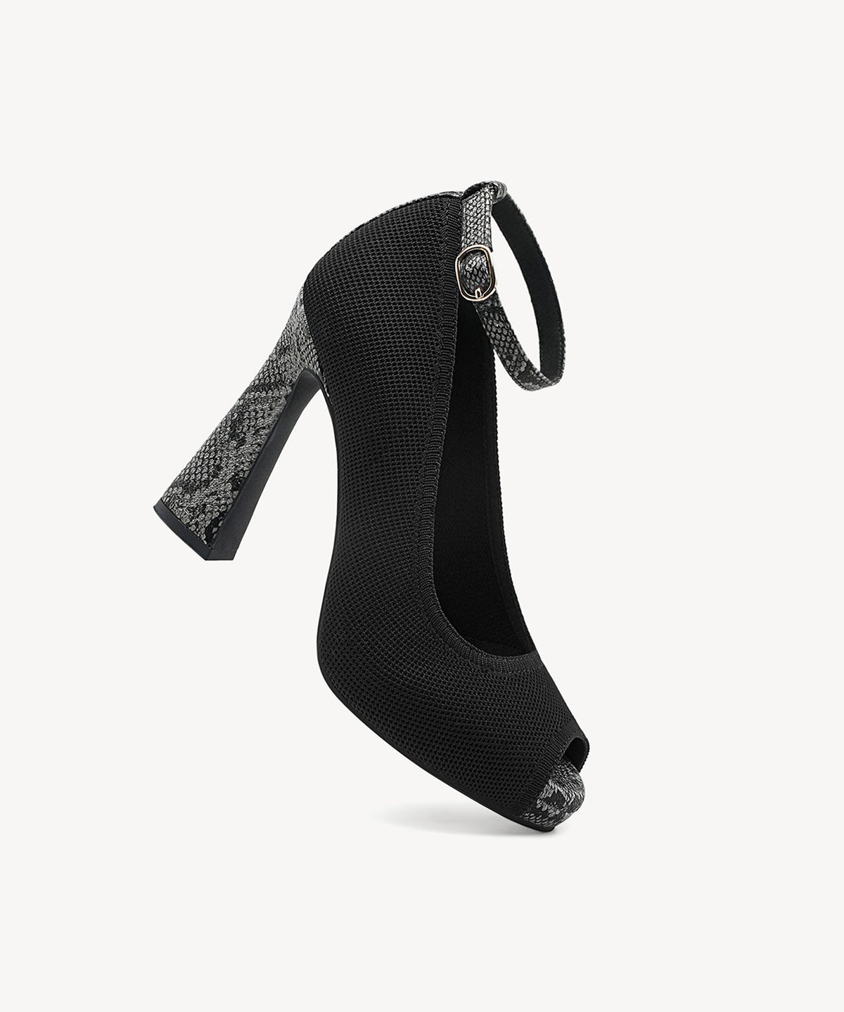 PowerWalk Peep-toe Heeled Pump