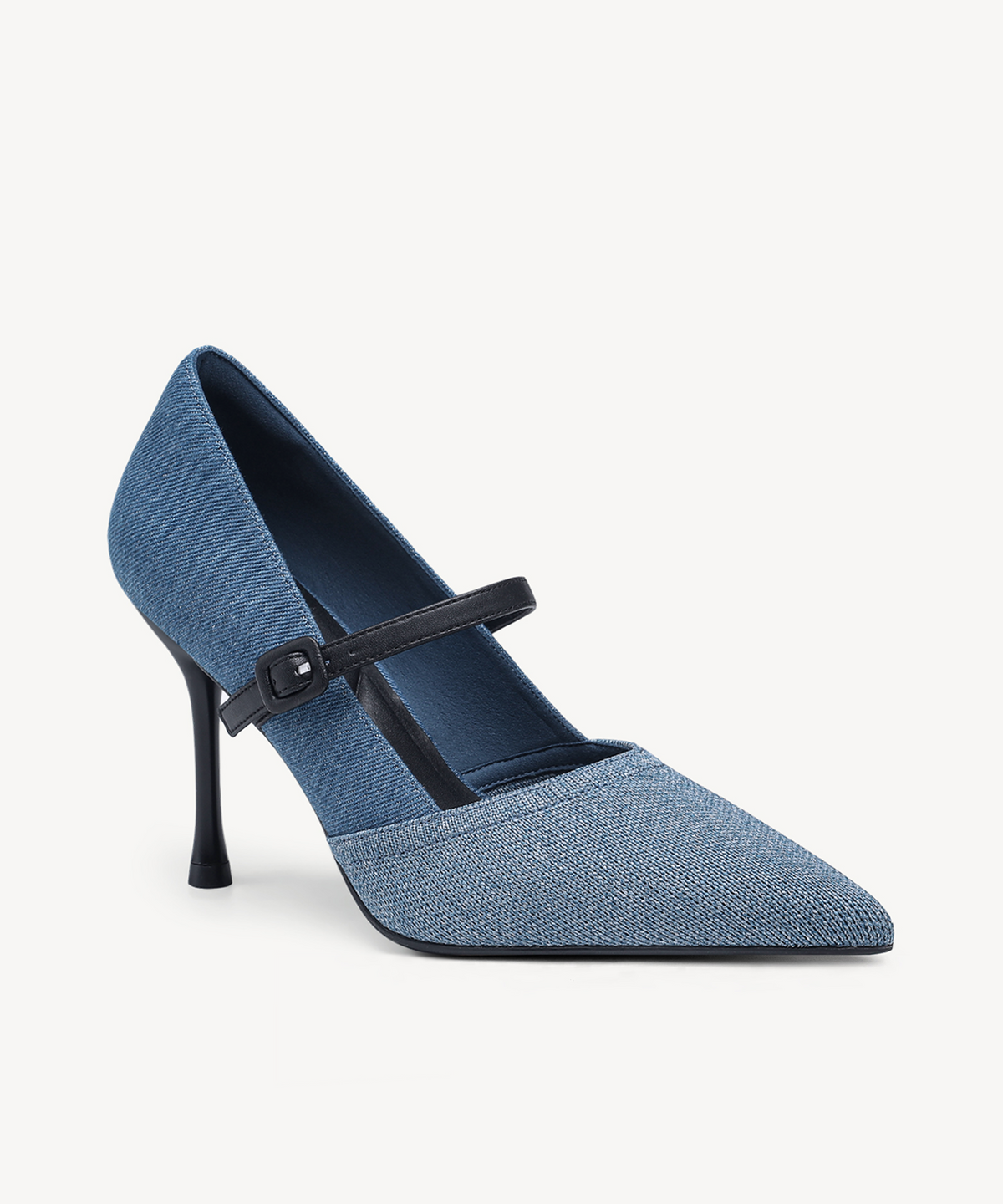 Bicolor Grace Pointed Toe Heeled Pump