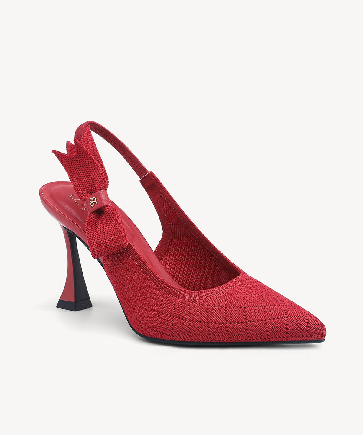 EverLush Bowknot Pointed Toe Heeled Slingback