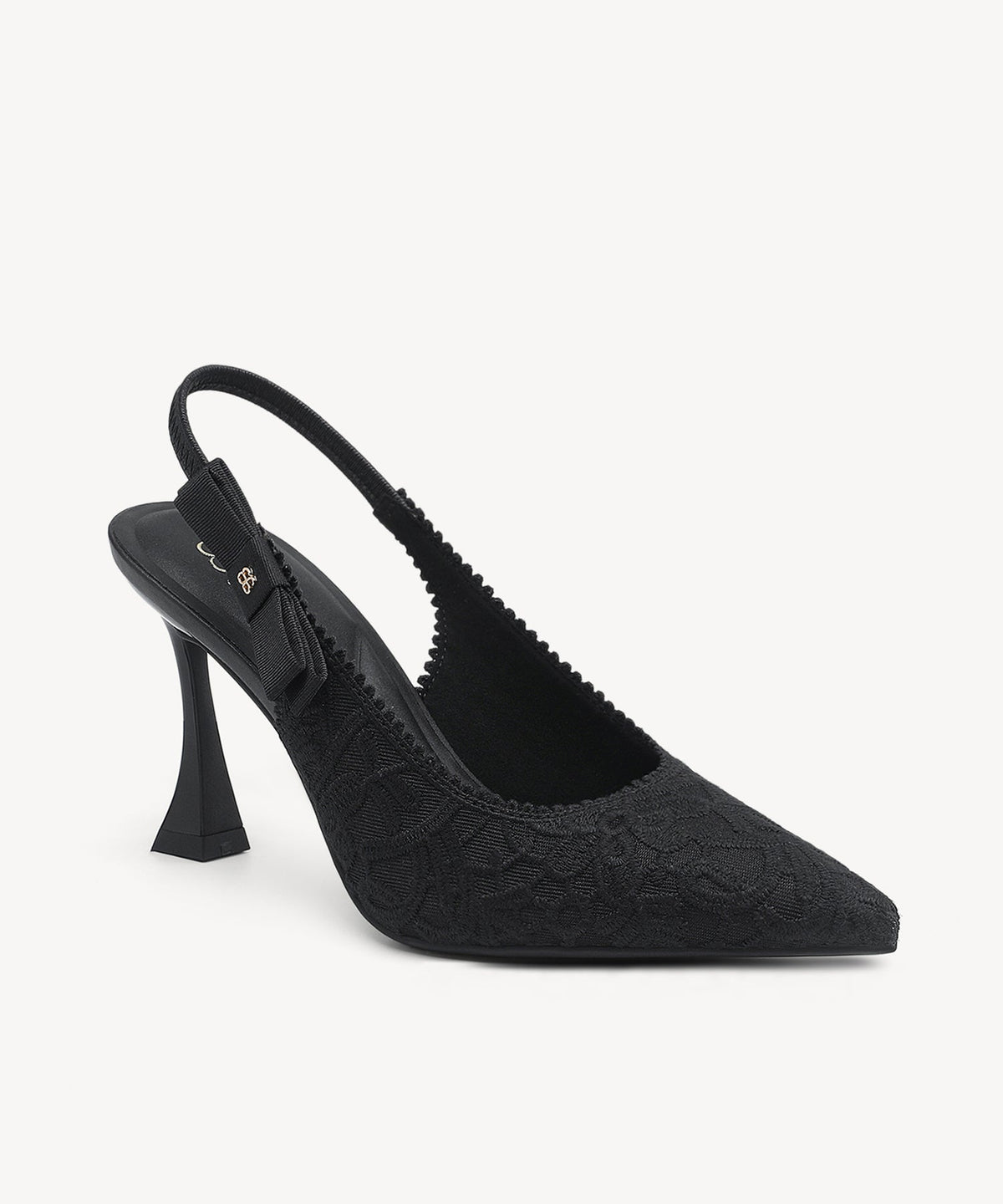 EverLush Bowknot Pointed Toe Heeled Slingback