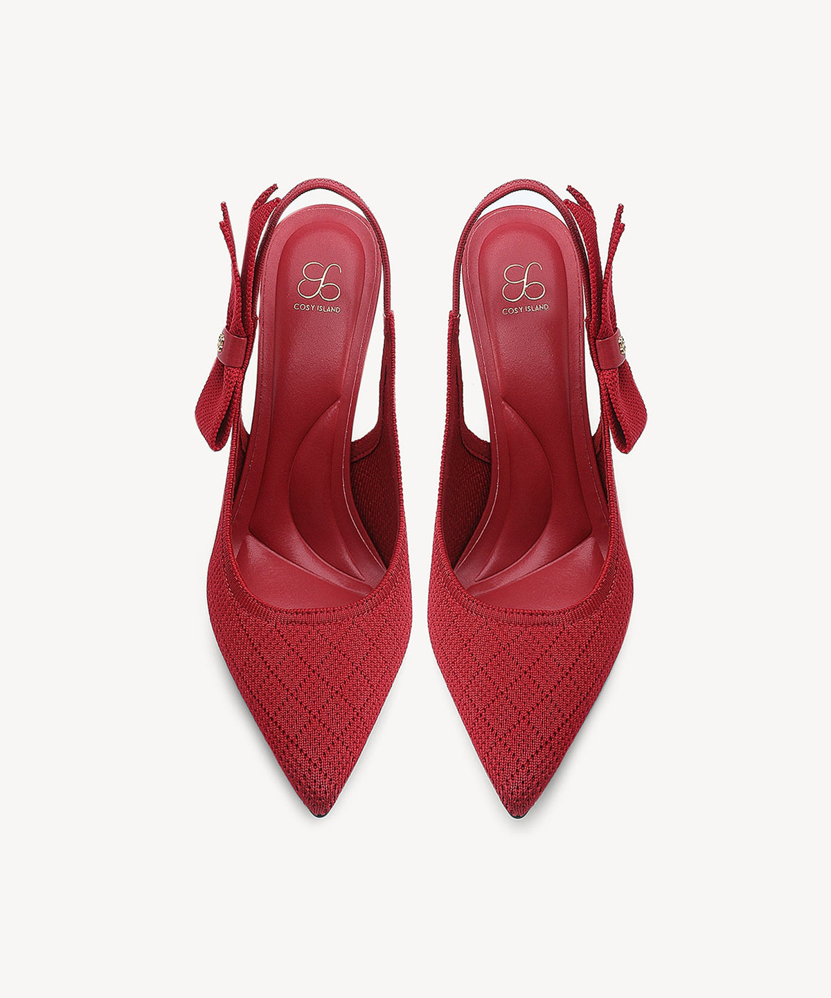 EverLush Bowknot Pointed Toe Heeled Slingback