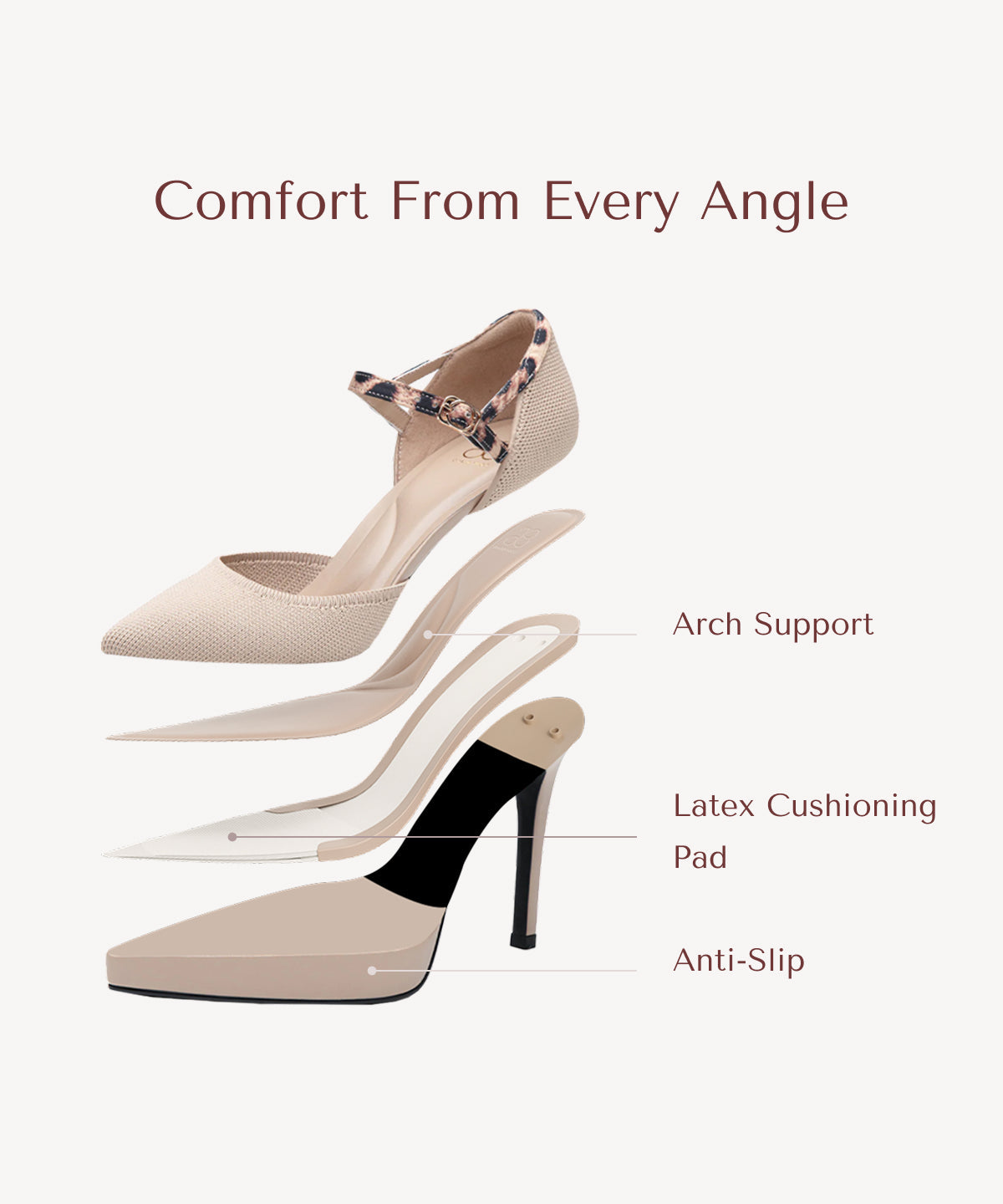 Spotlight Strapped Stiletto Pump