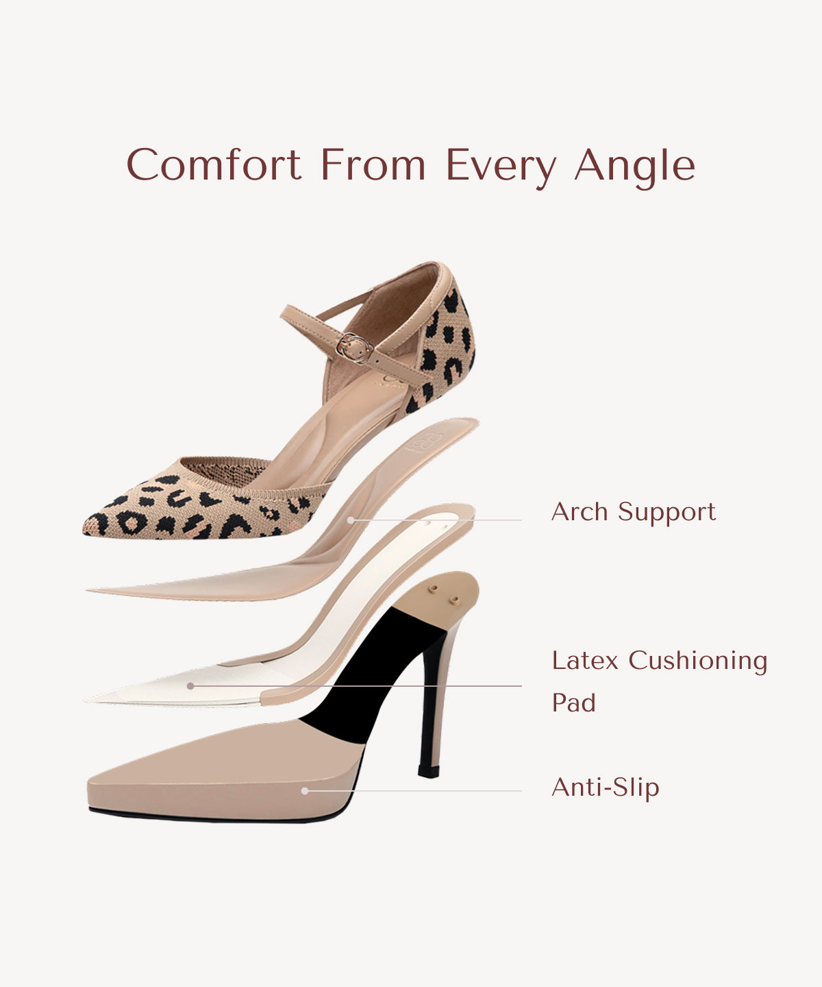 Spotlight Strapped Stiletto Pump