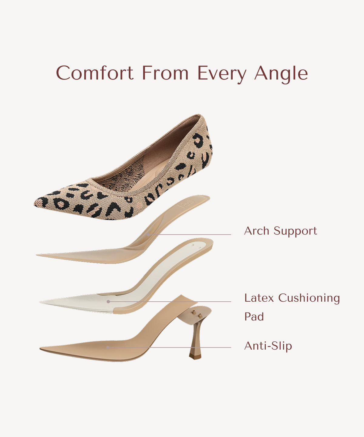 EternalPace Minimalist Stiletto Heeled Pump