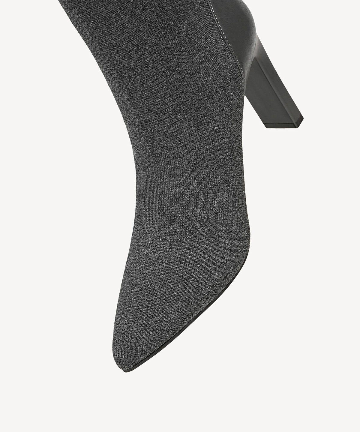VersaStyle Pointed Toe Block Heel Over-the-Knee Boot
