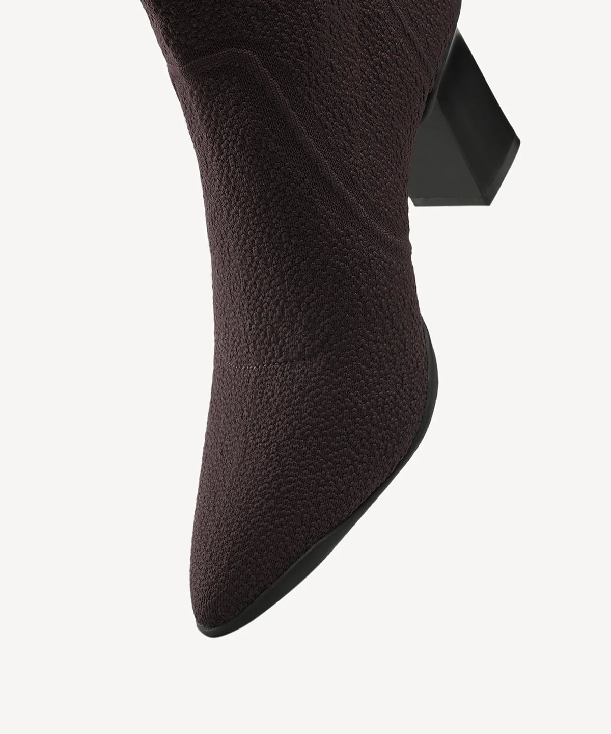 BelleVoyage Block Pointed Toe Heeled High Boot