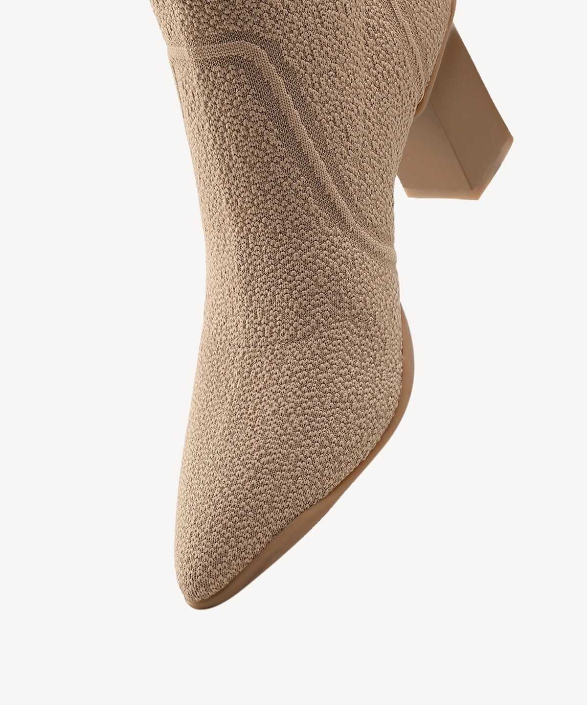 BelleVoyage Block Pointed Toe Heeled High Boot