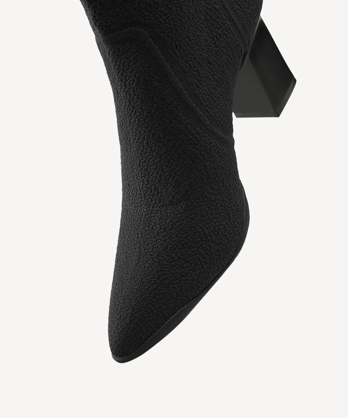 BelleVoyage Block Pointed Toe Heeled High Boot