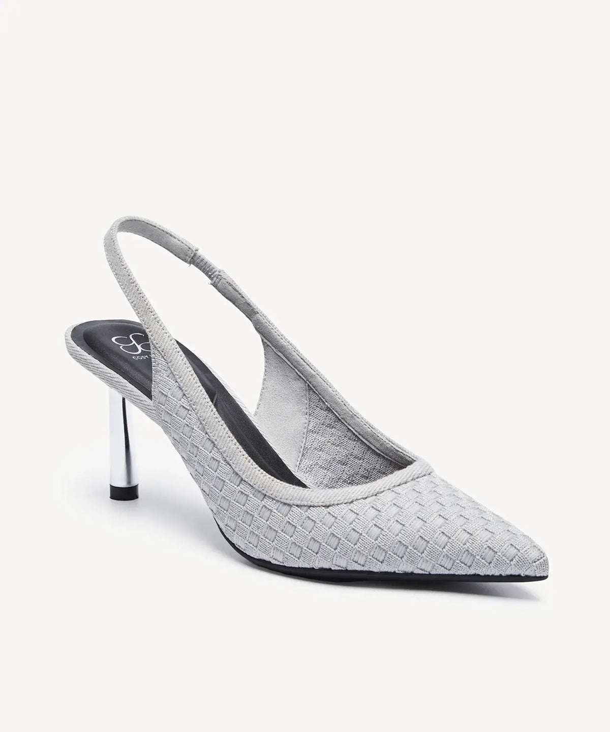 GraceWeave Pointed Toe Stiletto Heeled Slingback