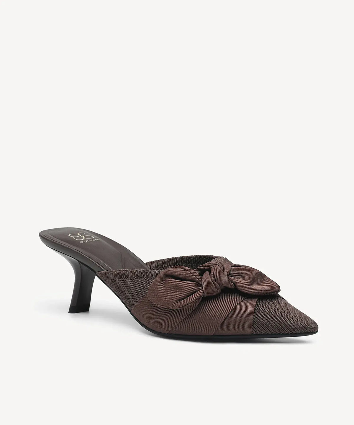 BelleKnot Pointed Toe Heeled Mule
