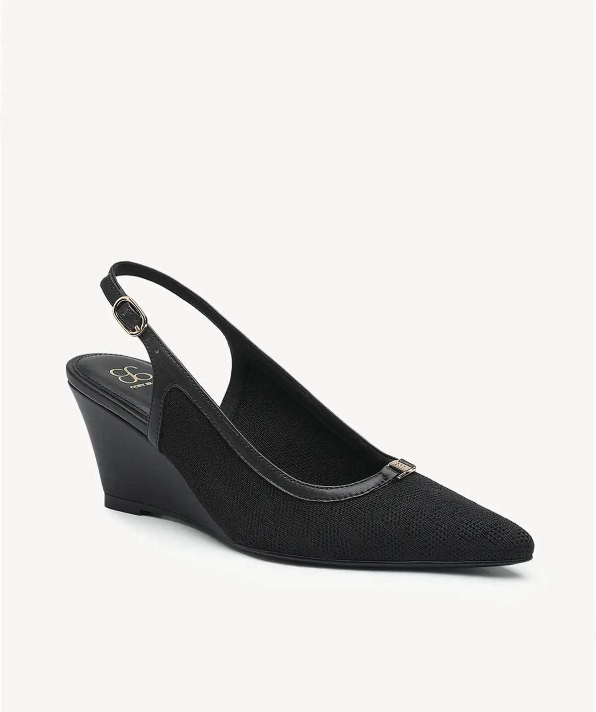 BreezeLift Pointed Toe Wedge Slingback