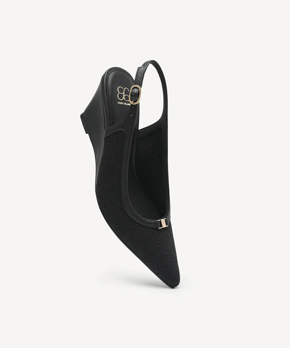 BreezeLift Pointed Toe Wedge Slingback