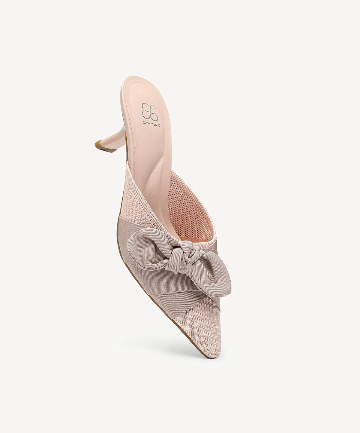 BelleKnot Pointed Toe Heeled Mule