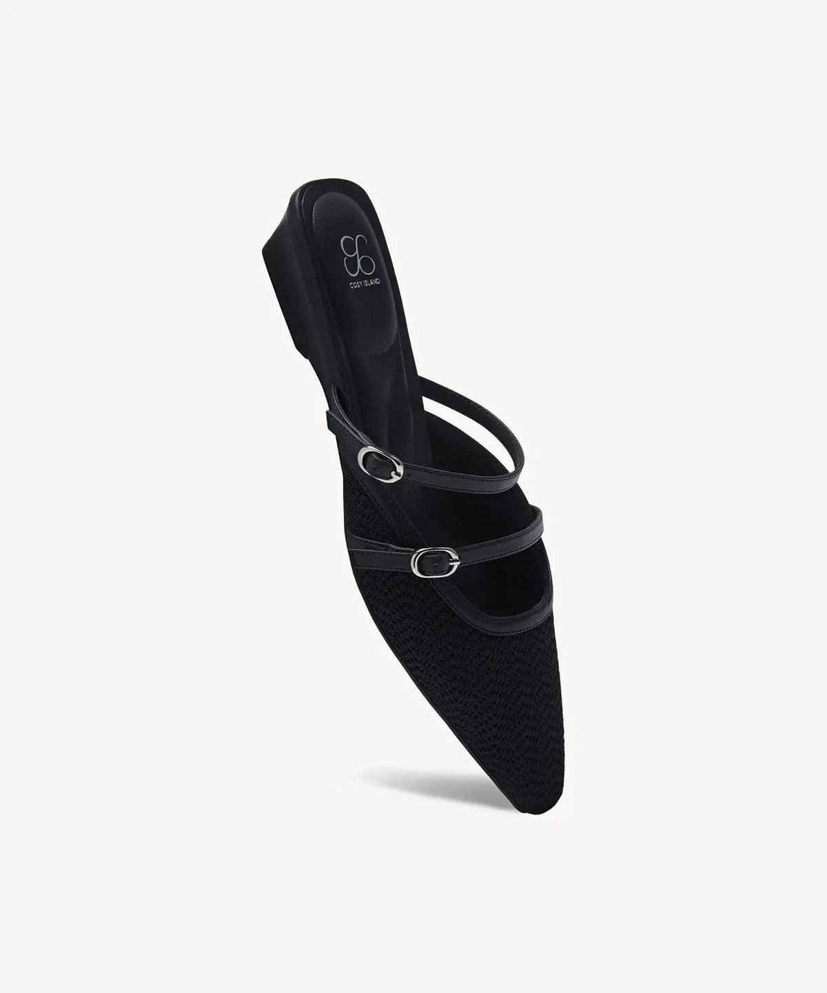 SunCoast Tapered Square Toe Flat Mule