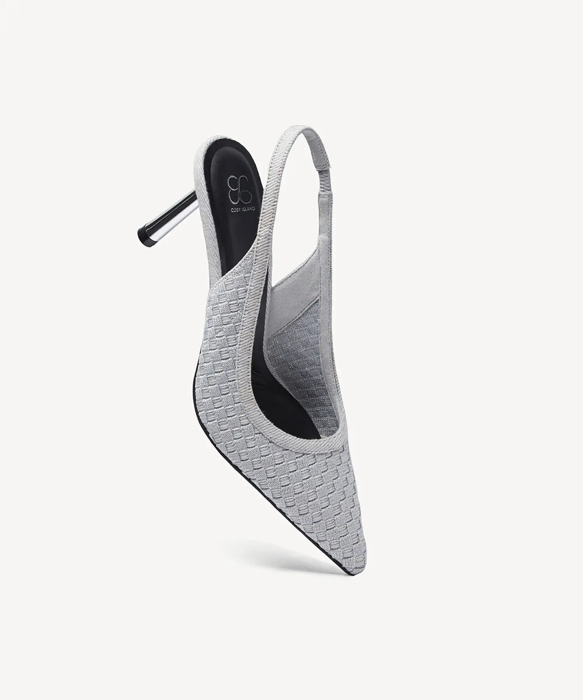 GraceWeave Pointed Toe Stiletto Heeled Slingback