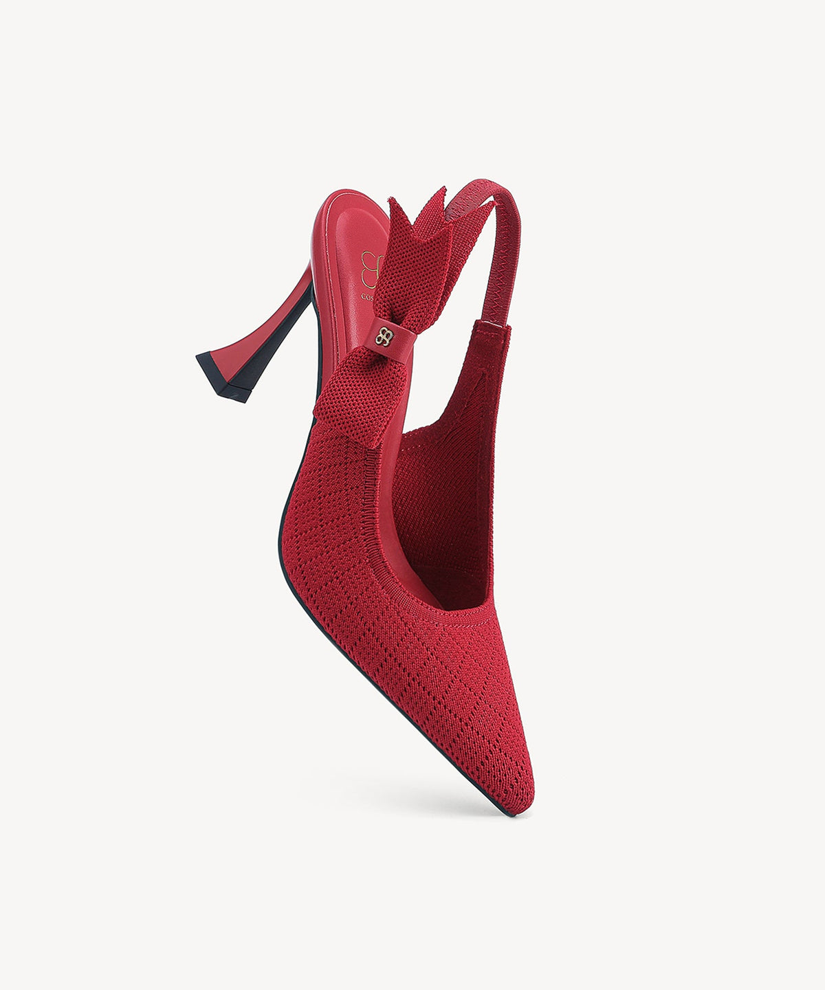 EverLush Bowknot Pointed Toe Heeled Slingback