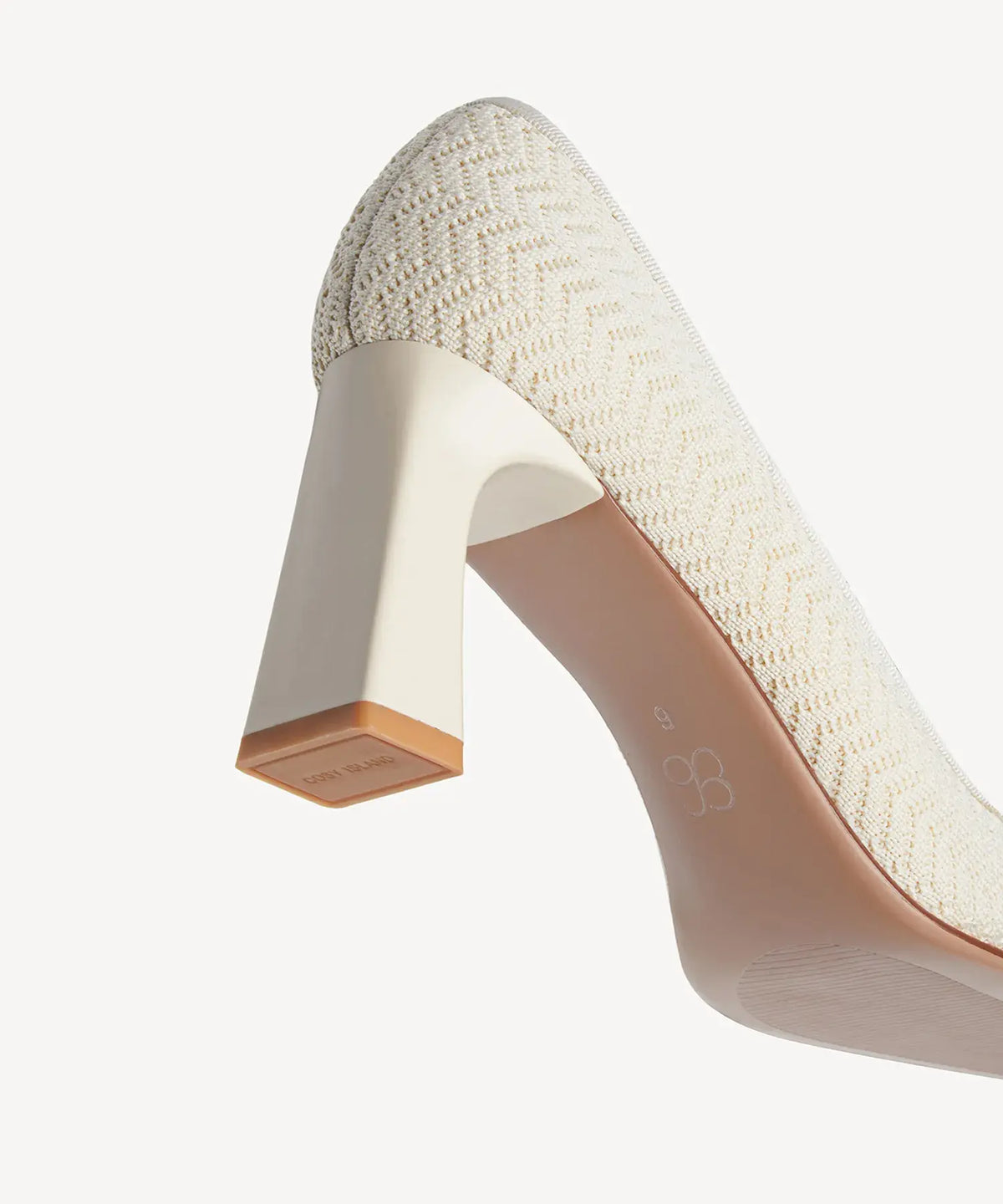 Signature Buckle Square Toe Heeled Pump