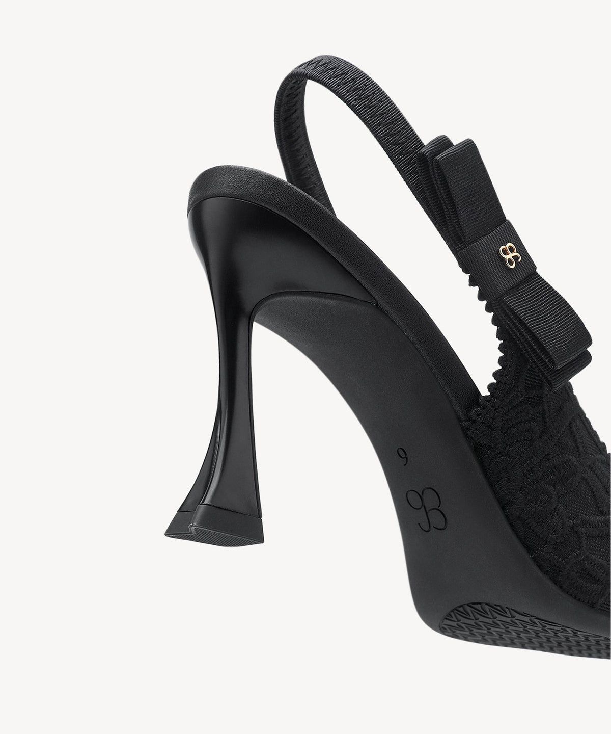 EverLush Bowknot Pointed Toe Heeled Slingback
