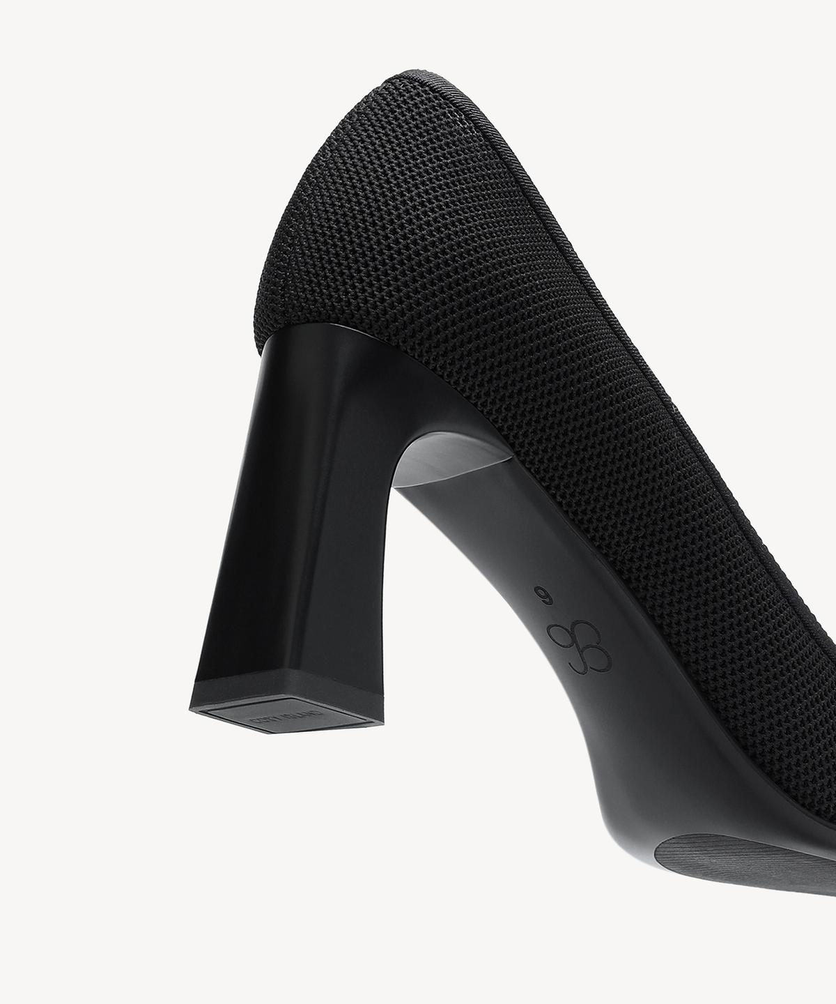 Signature Buckle Square Toe Heeled Pump