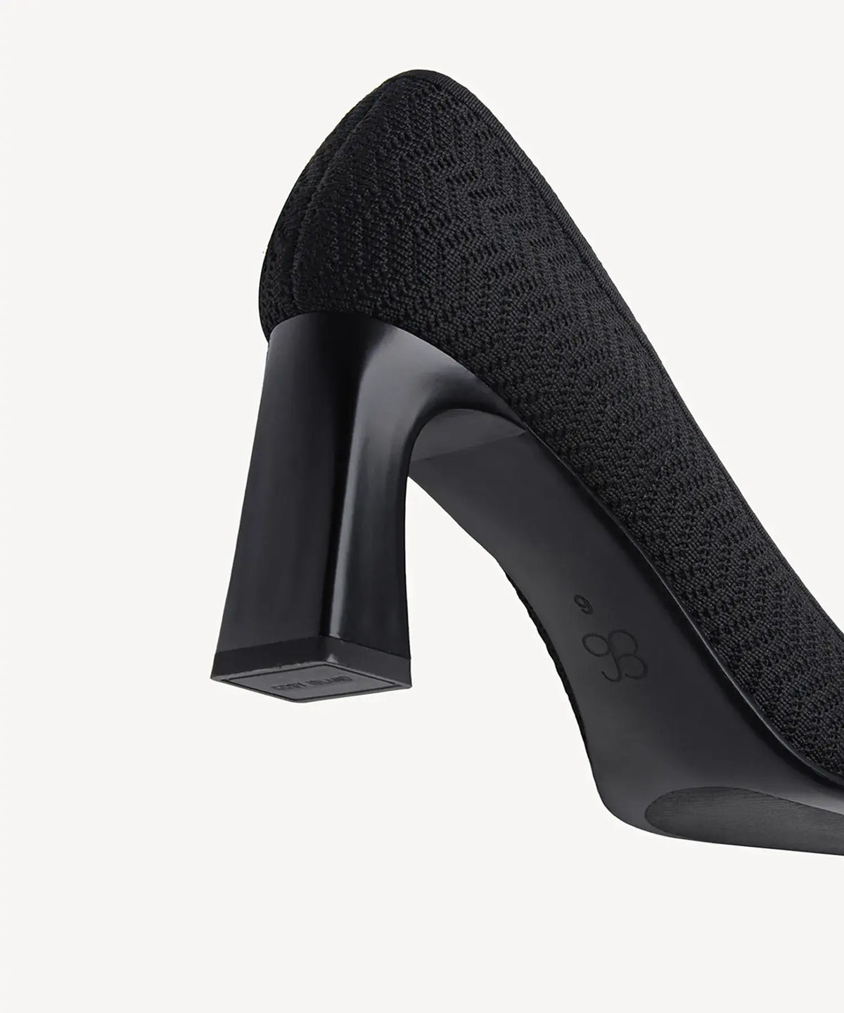 Signature Buckle Square Toe Heeled Pump