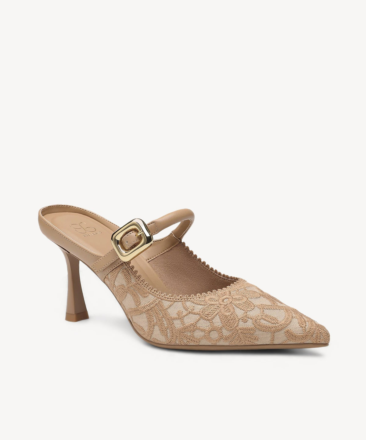 GraceLithe Pointed Toe Heeled Mule