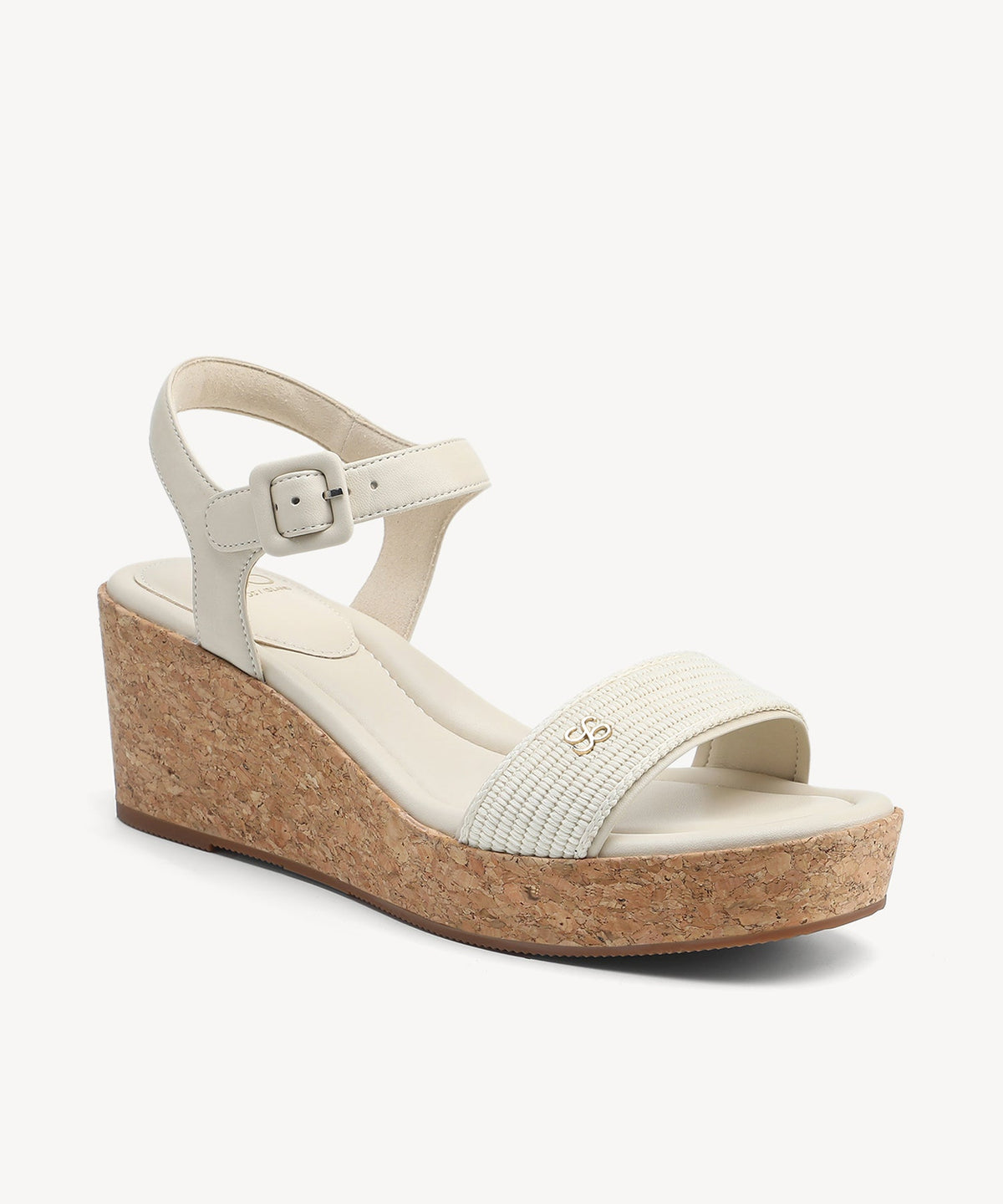 TerraLoft Square Toe Wedge Sandal