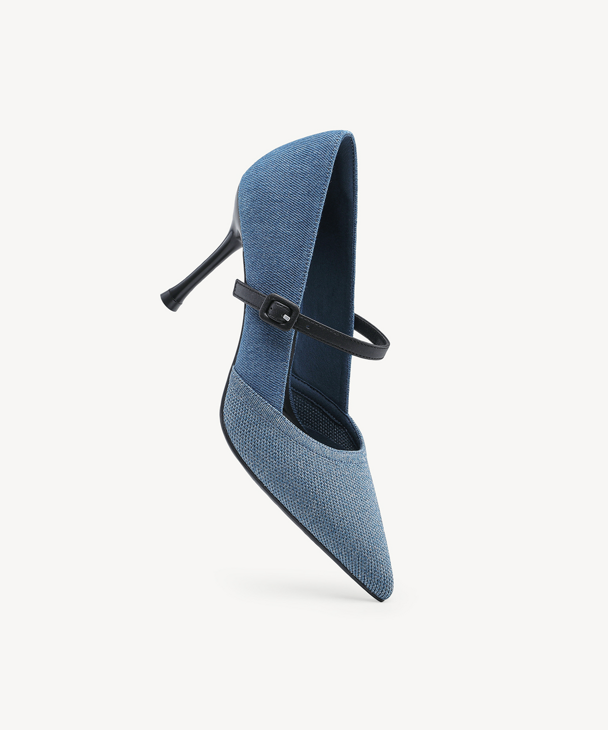 Bicolor Grace Pointed Toe Heeled Pump
