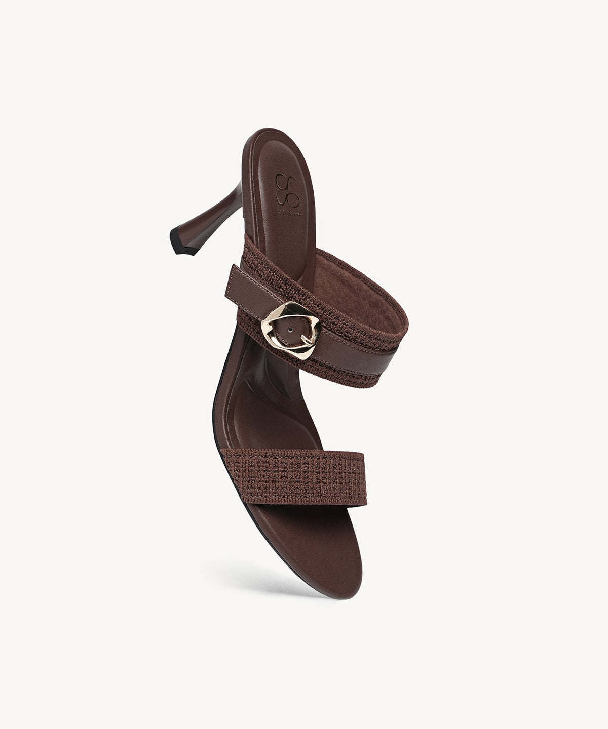 GildGlide Buckle Stiletto Double Strap Sandal