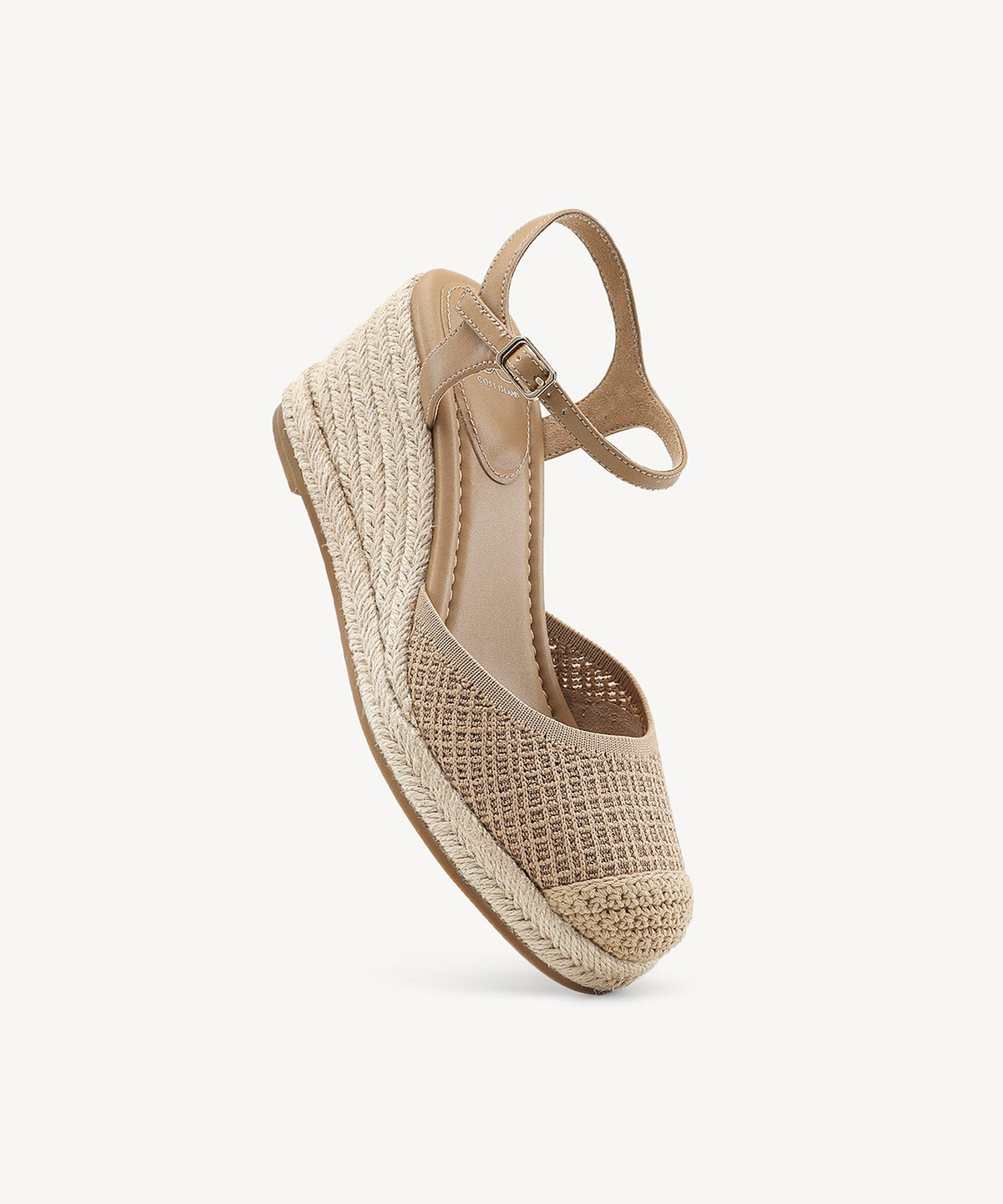 CoastLoft Closed-Toe Espadrille Wedge Sandal