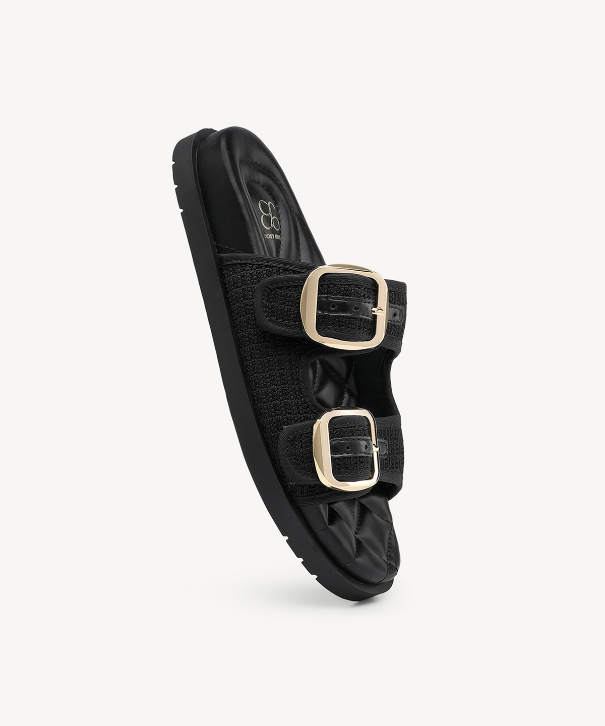 CloudStep Double-Buckle Footbed Sandal