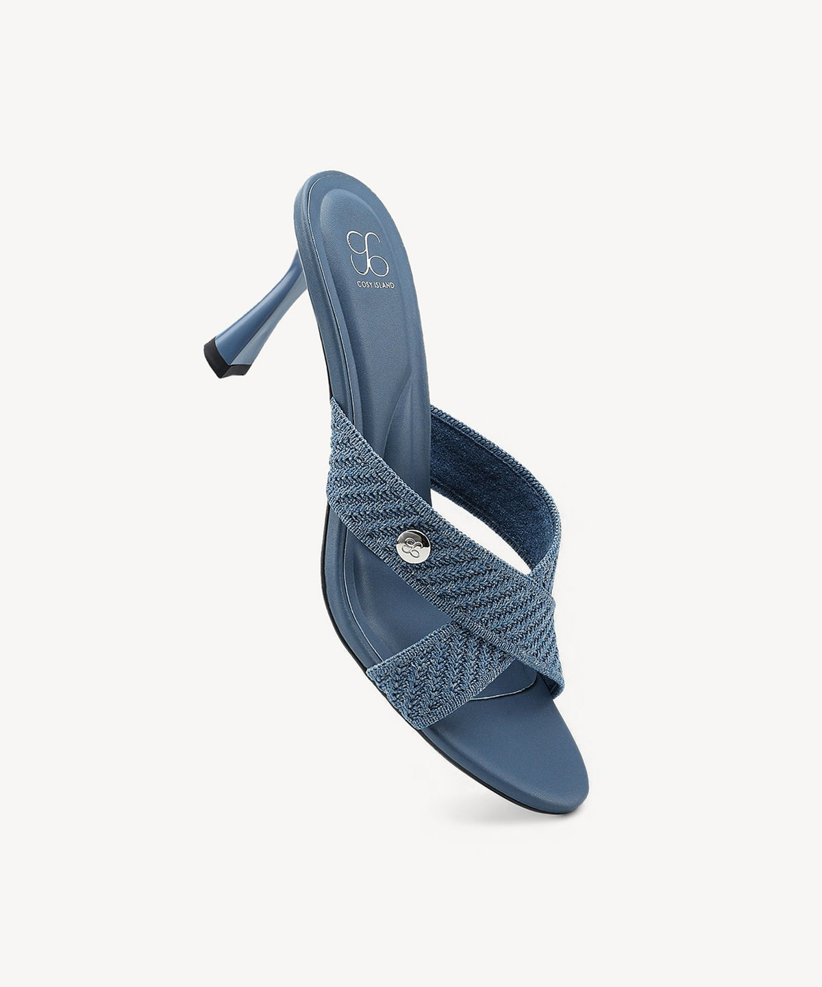 CrossLoom Open-Toe Stiletto Heeled Sandal