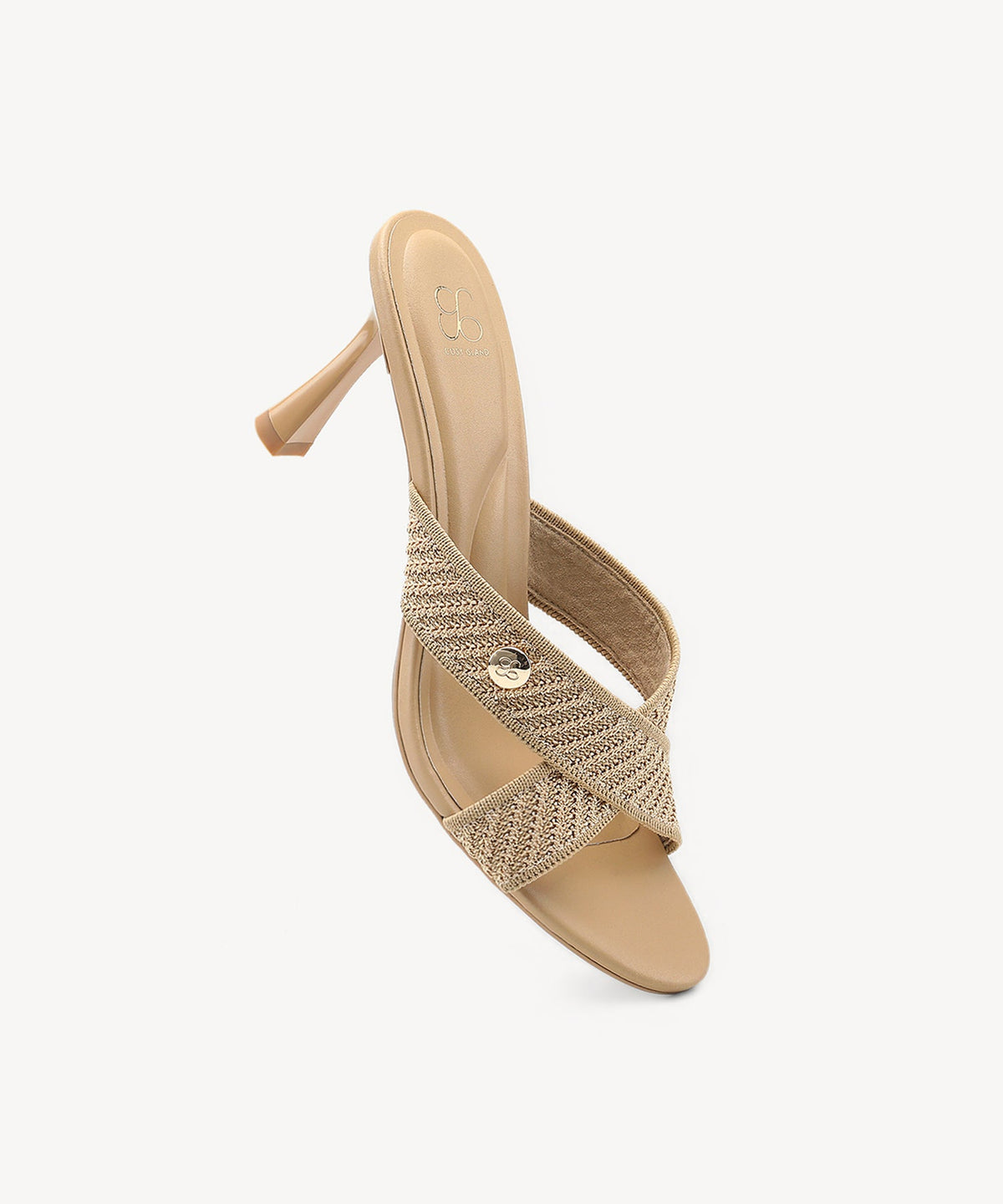 CrossLoom Open-Toe Stiletto Heeled Sandal